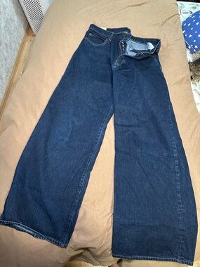 STAUD Men’s Bootcut Jeans - Dark Blue Denim